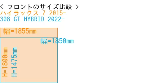 #ハイラックス Z 2015- + 308 GT HYBRID 2022-